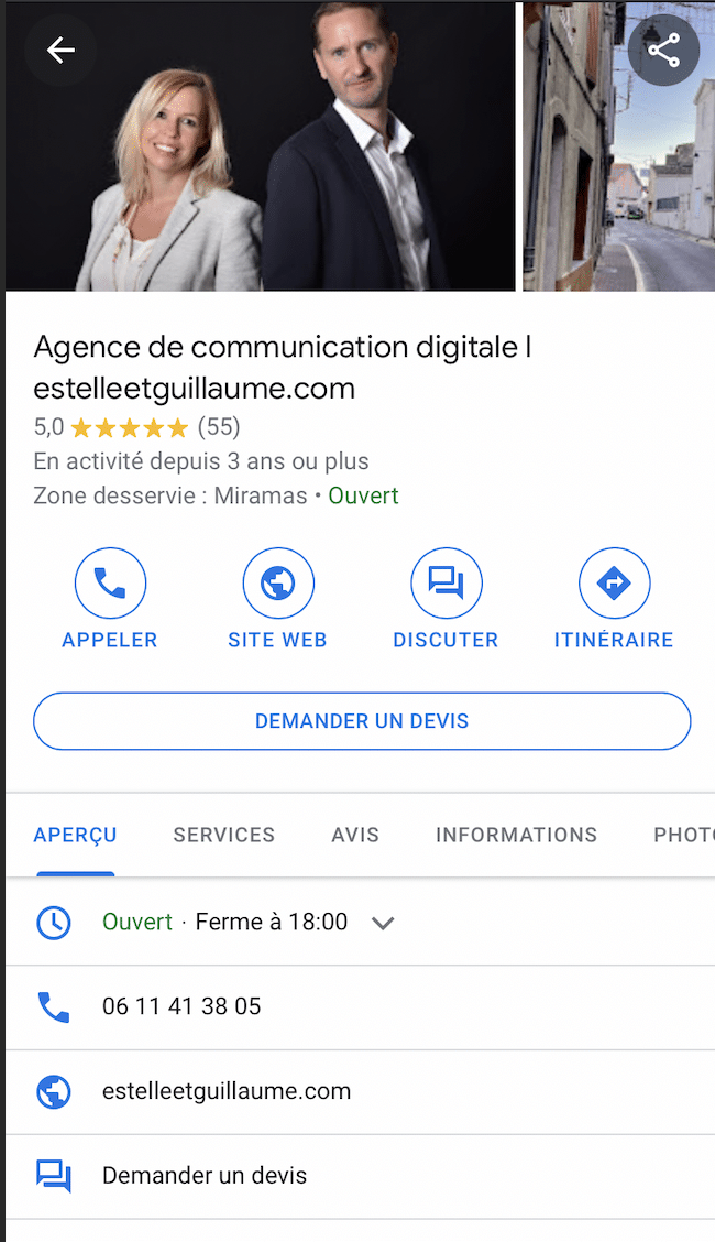 google my business c'est quoi 5