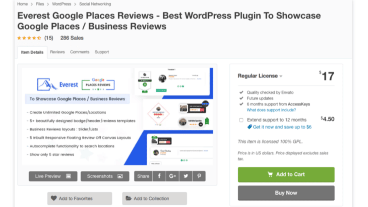 plugin avis google wordpress 5