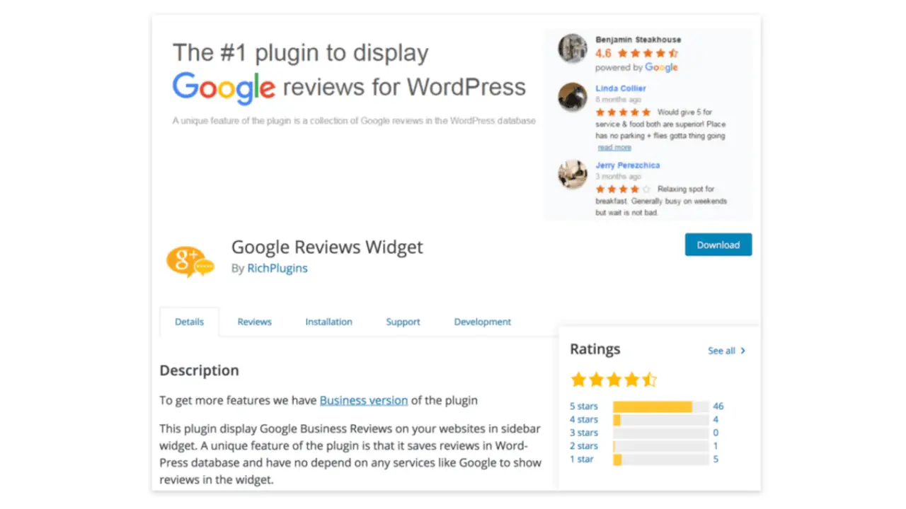 plugin avis google wordpress 3