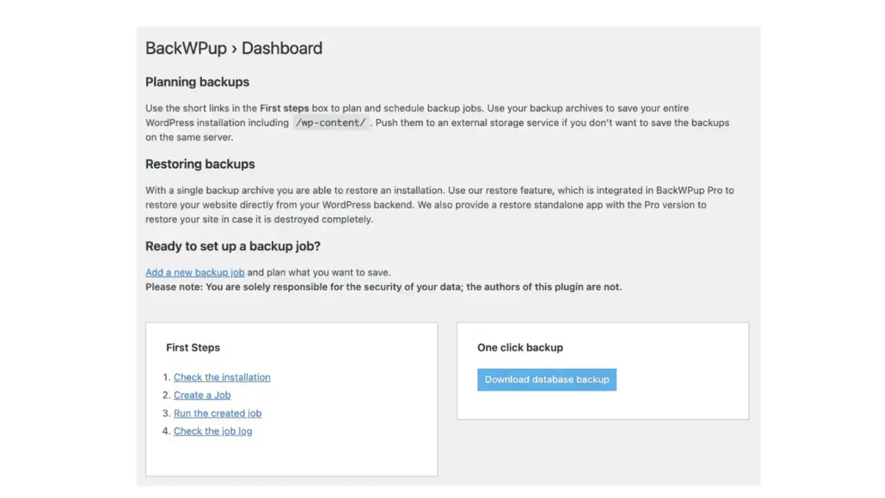 plugin sauvegarde site wordpress 9