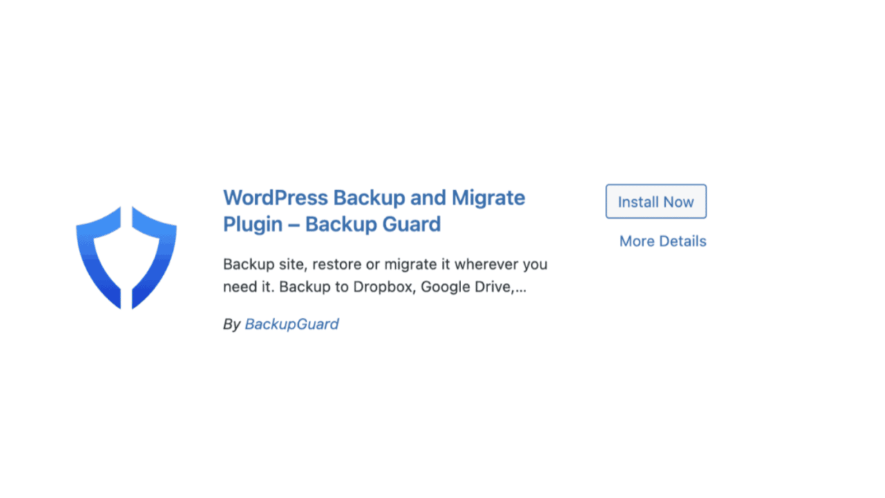 plugin sauvegarde site wordpress 4