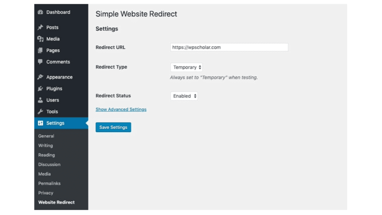plugin redirection wordpress 3