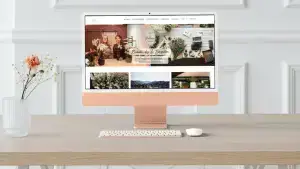 réalisation site web La bouquetière